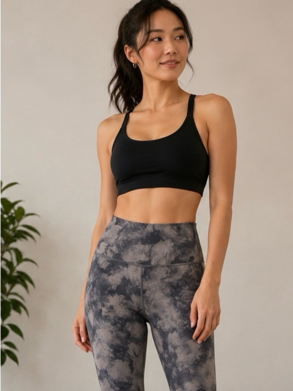 Athleta Marbled 7/8 Leggings